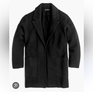 J Crew Black Sweater Blazer
